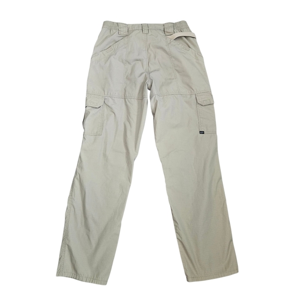 5.11 511 Tactical Pants Mens Size 34X34 Cargo Utility Ripstop Khaki Double Knee - Picture 6 of 16